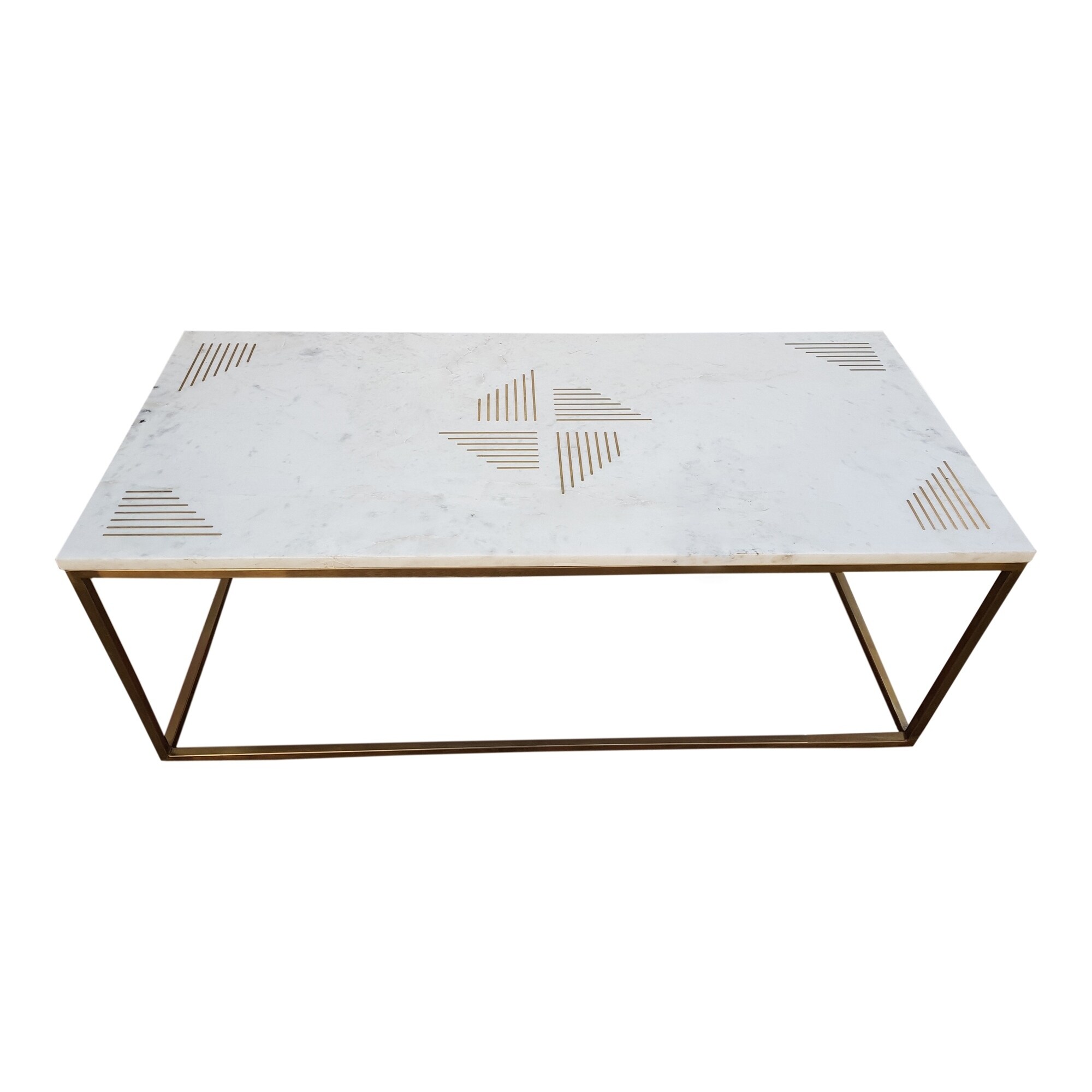 Aurelle Home Solid Marble Top Coffee Table Aurelle Home Solid Marble Top Coffee Table