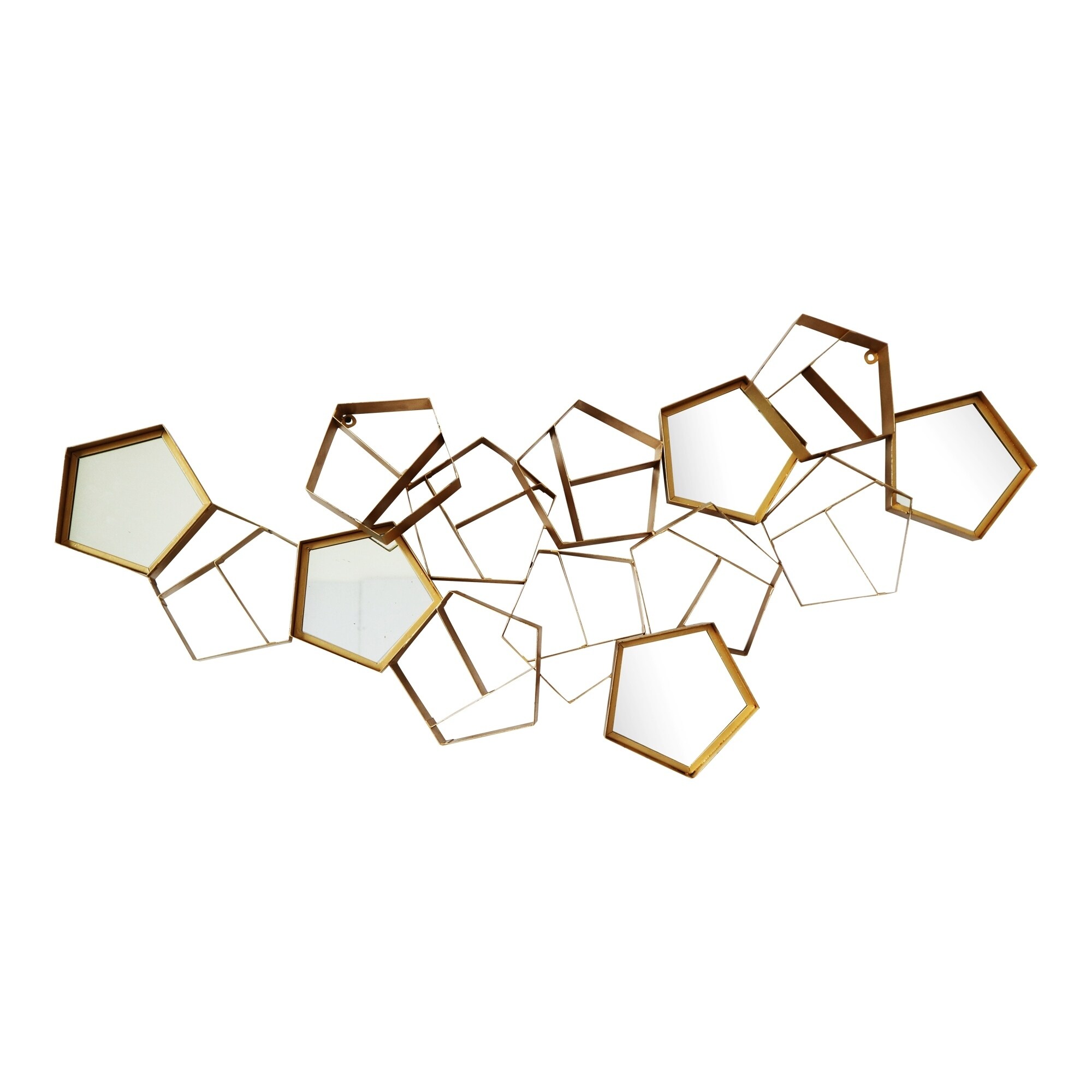 Aurelle Home Glam Mirrored Gold Wall Decor Overstock 24121359 [ 2000 x 2000 Pixel ]