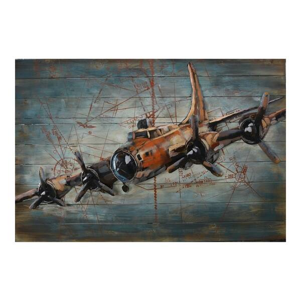 Shop Aurelle Home Rustic Iron And Wood Industrial Wall Decor On