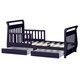 preview thumbnail 1 of 4, Dream On Me, Sleigh Toddler Bed w/ Storage Drawer N/A