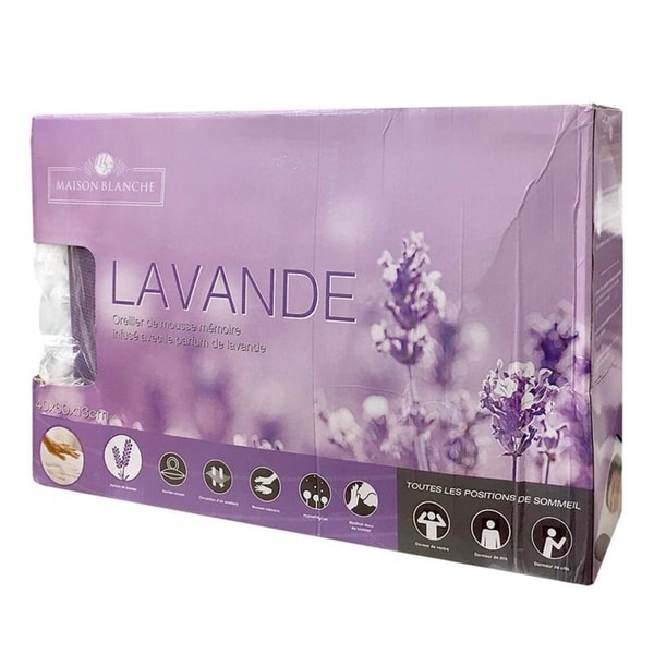 lavender scented memory foam pillow