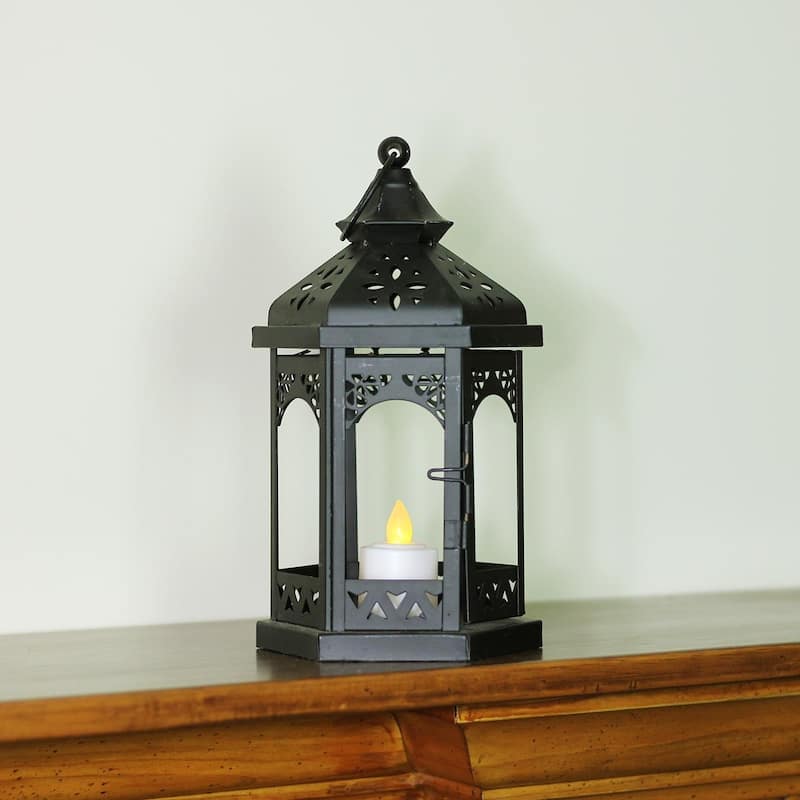 Pack of 2 White Battery Operated LED Flickering Amber Lighted Christmas Votive Candles 1.5"