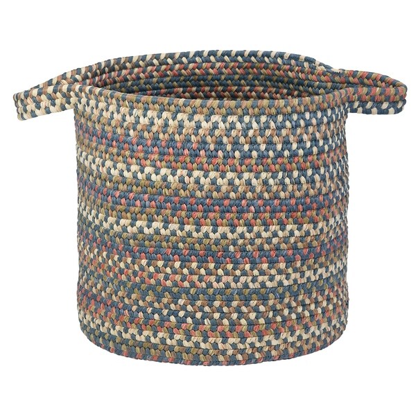 Spacedyed Braided Laundry Basket - Blue Dusk 16"x16"x20"