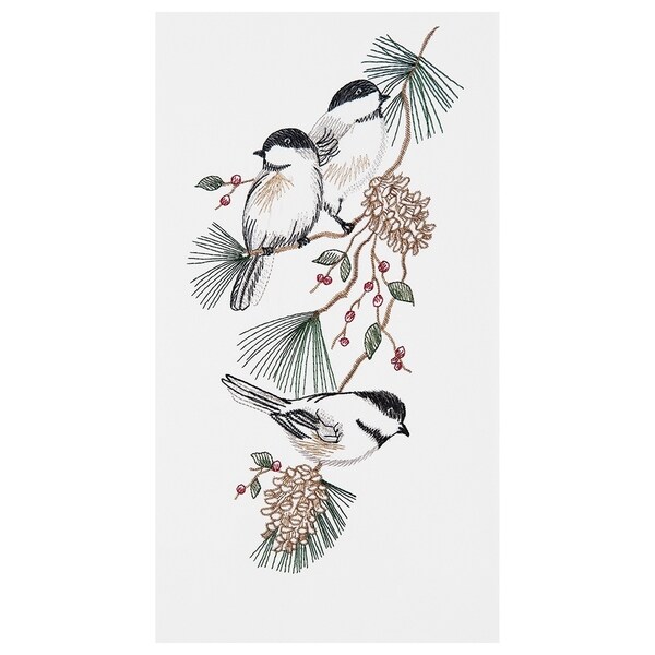 Chickadees Towel Set of 2