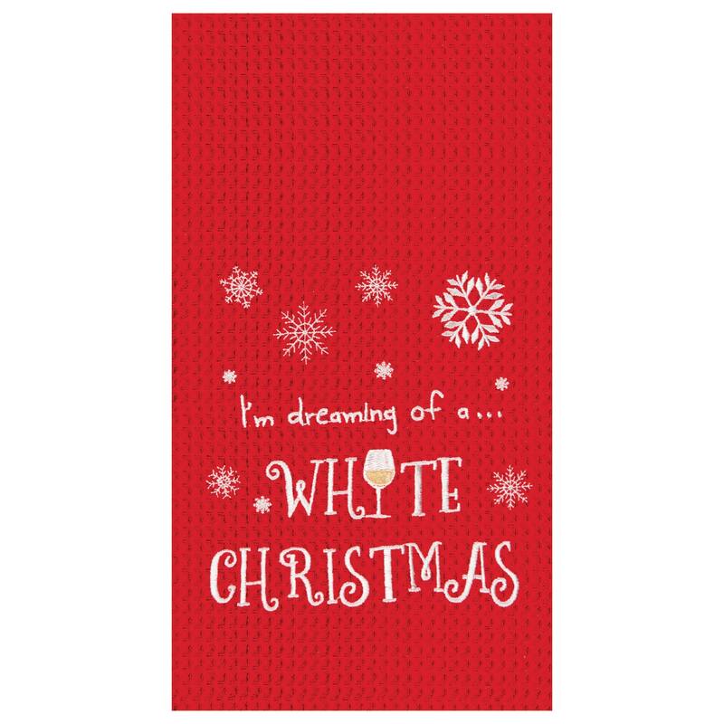 White Christmas Towel Set of 2