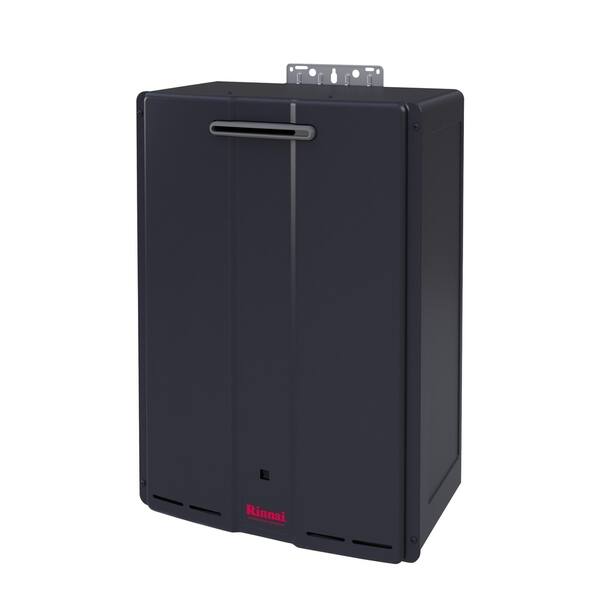 Rinnai Hybrid and Tankless Solution (Ext Com CTWH 199k Btu 11gpm max  w/Valve) Charcoal - Bed Bath u0026 Beyond - 24121817