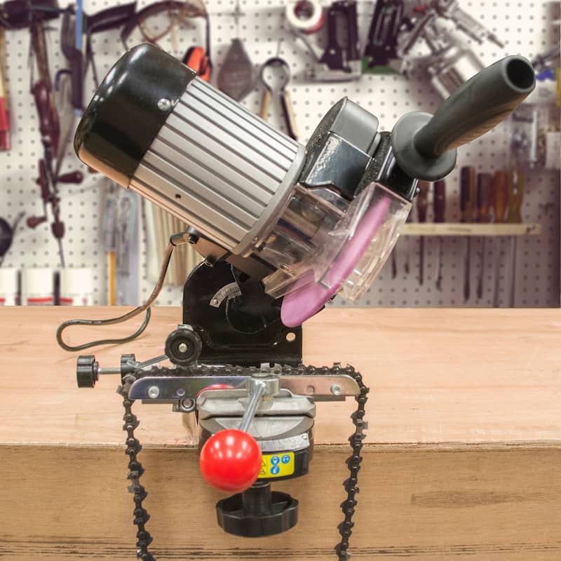 Mountable Bench Top Electric Chain Saw Sharpener