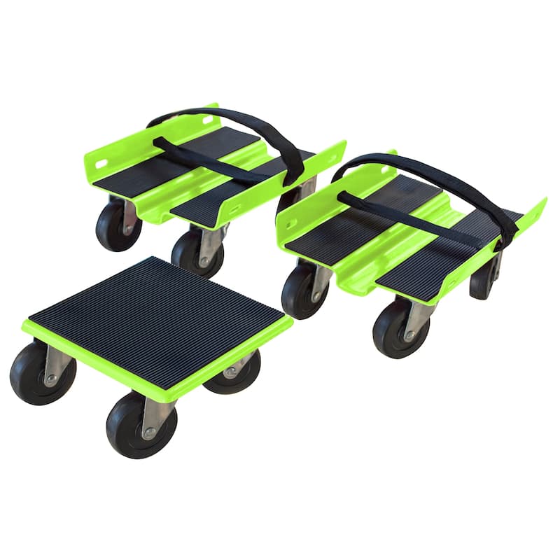 Black Bull 1500 lbs Steel Snowmobile Dolly Set