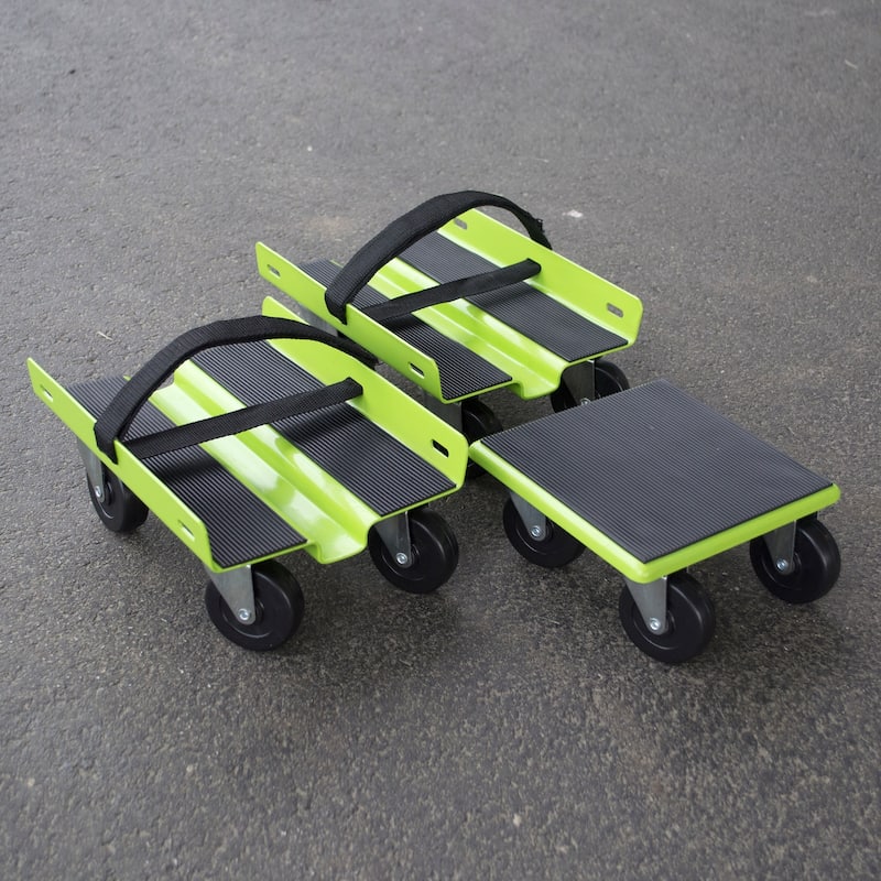 Black Bull 1500 lbs Steel Snowmobile Dolly Set