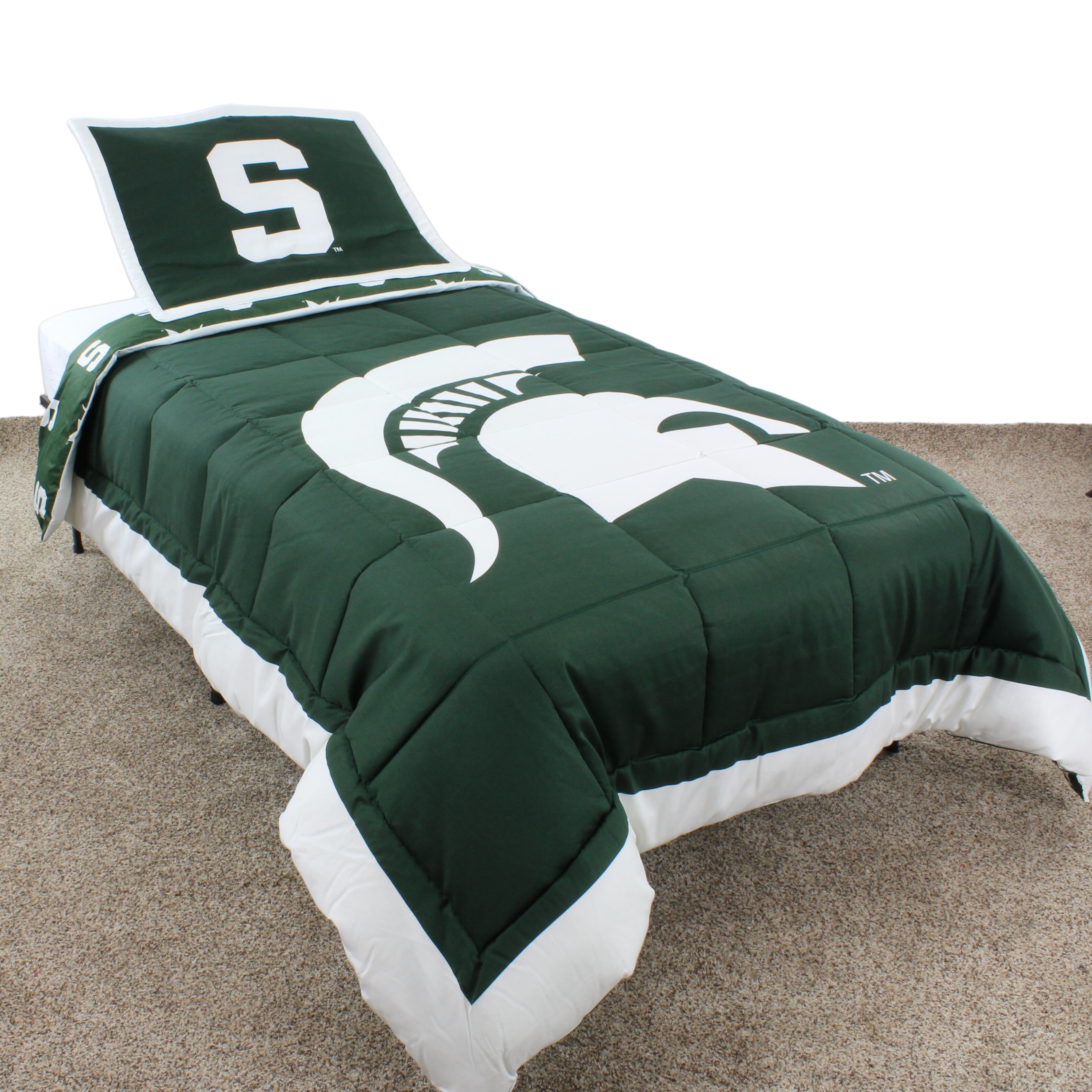 Shop Michigan State Spartans Comforter Set Free Shipping Today