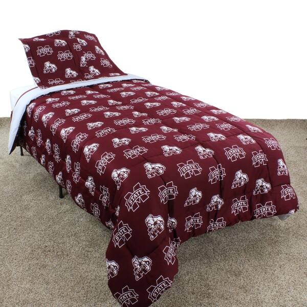 Shop Mississippi State Bulldogs Comforter Set Free Shipping