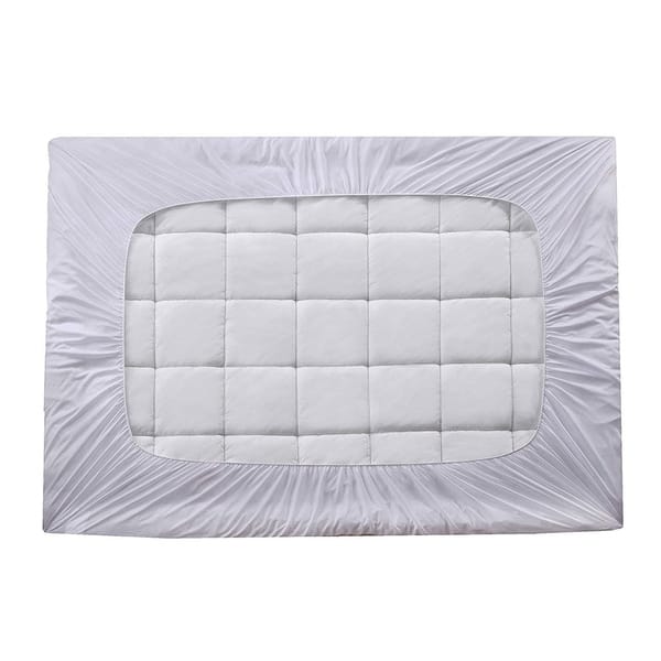 Shop Elegant Comfort Premium Bamboo Mattress Pad Overfilled