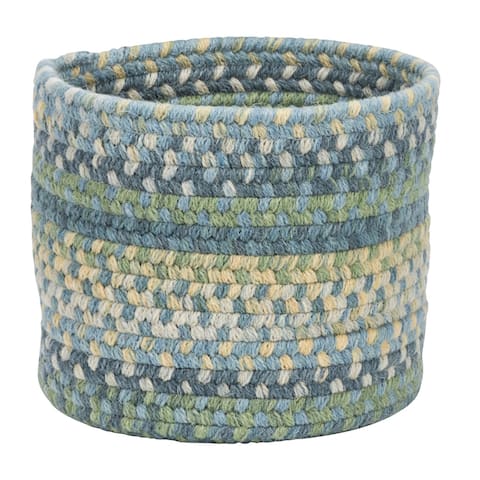 Rustica Small-Space Wool Basket - Morning Dew 10"x10"x8"