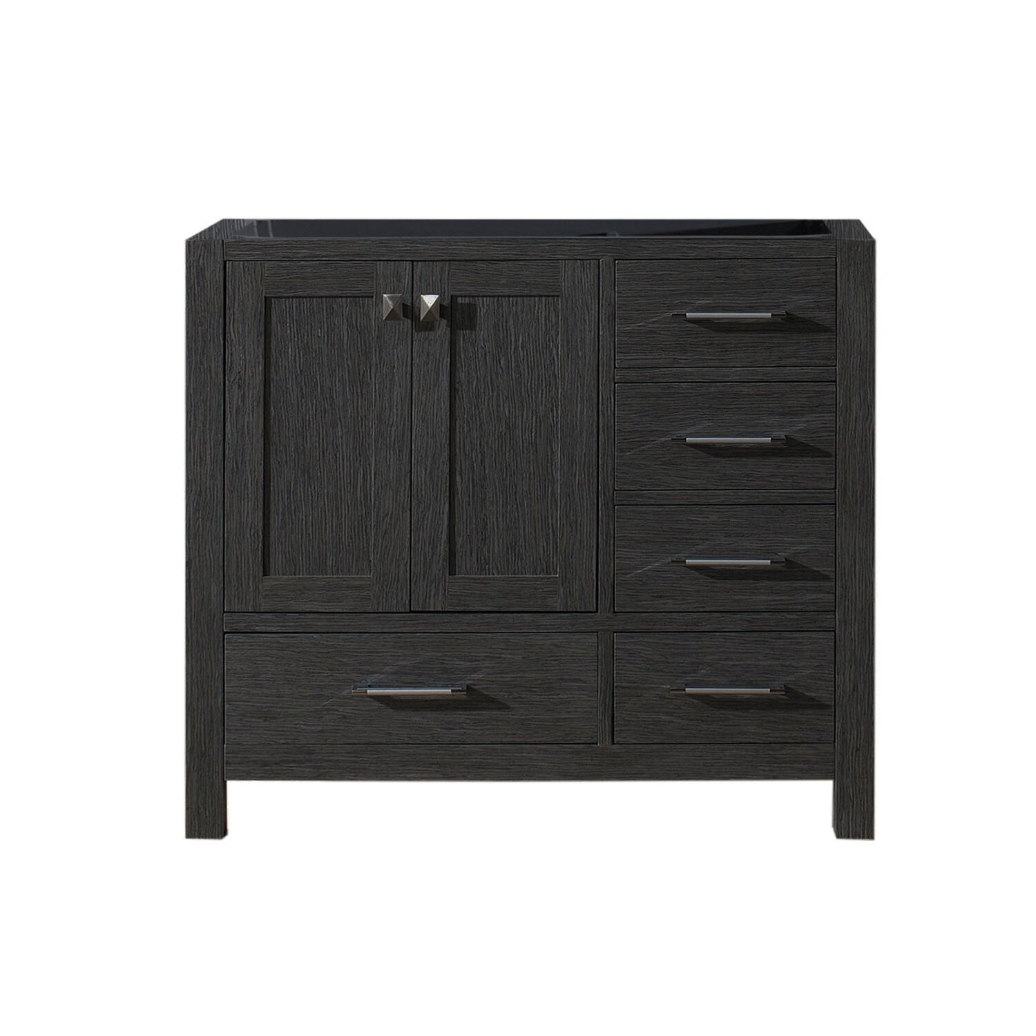 Shop Caroline Premium 36 Single Bathroom Vanity Cabinet In Zebra Grey Overstock 24122813