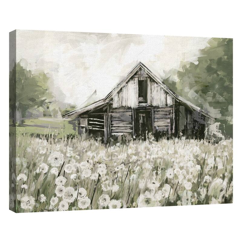 Masterpiece Art Gallery Dandelion Barn By Studio Arts Canvas Art Print