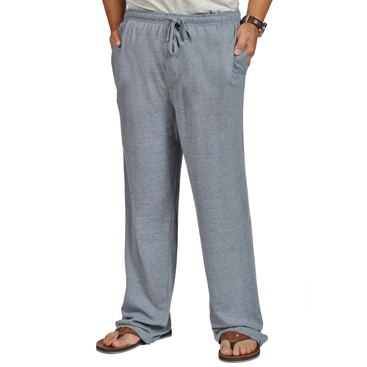mens blue jean pajama pants
