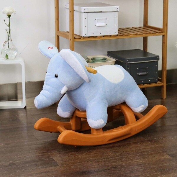 baby elephant rocking horse