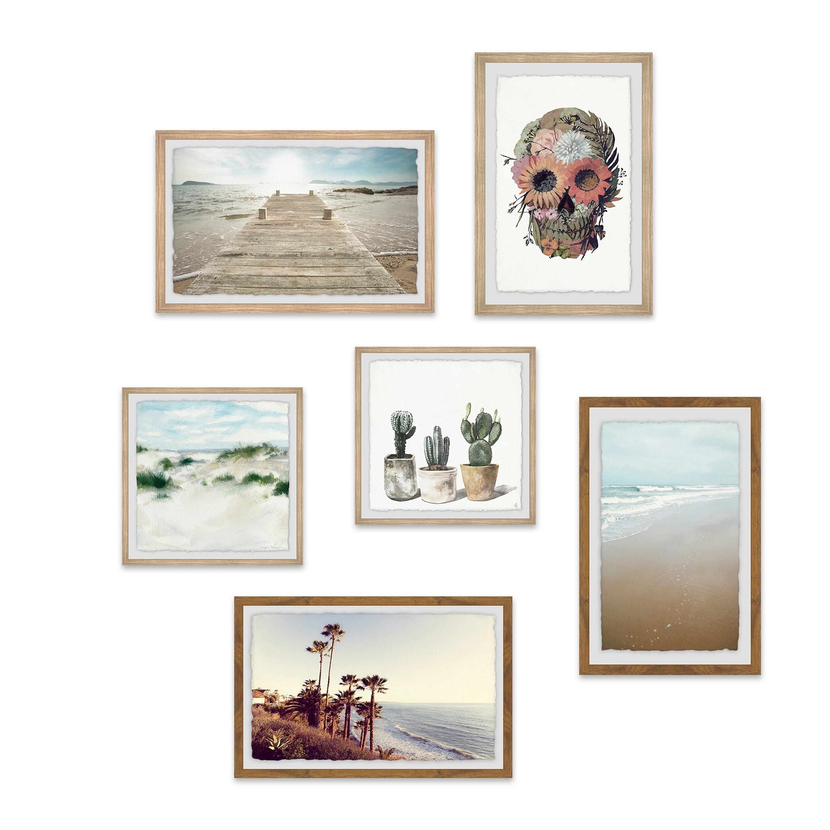 Marmont Hill Handmade Arizona Desert Hexaptych On Sale Overstock 24125152