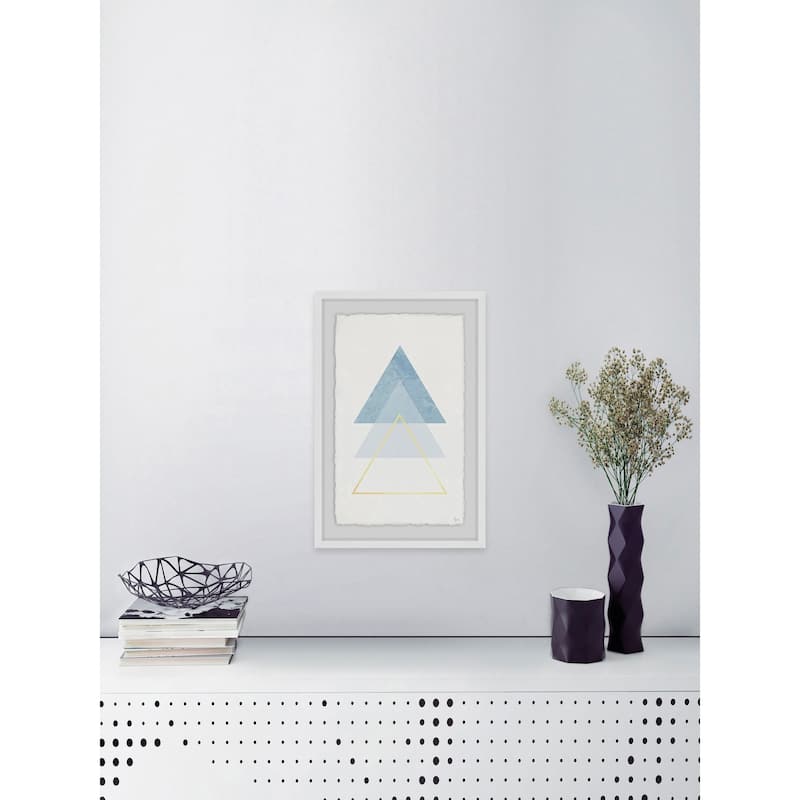 Elemental Ascension II' Framed Painting Print - Multi-Color