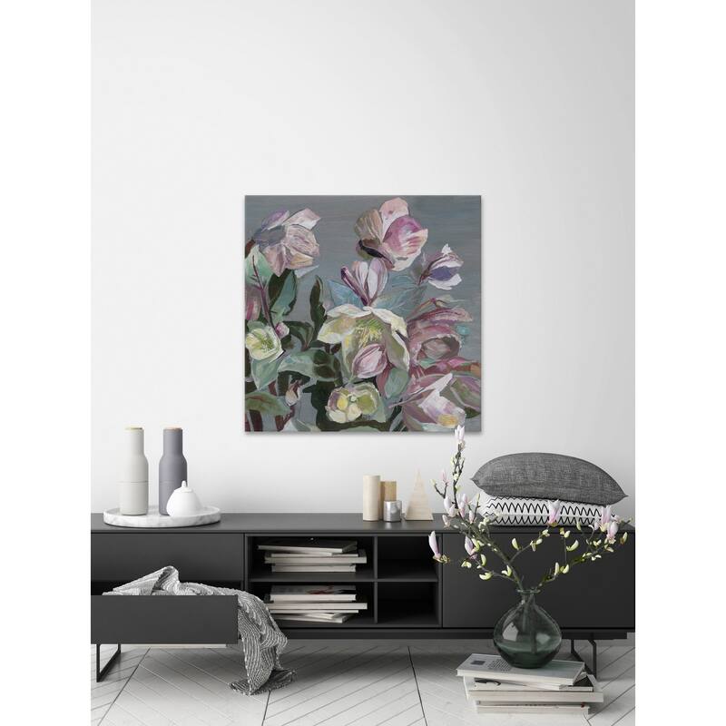 Butterfly Bloom' Painting Print on Wrapped Canvas - Multi-Color