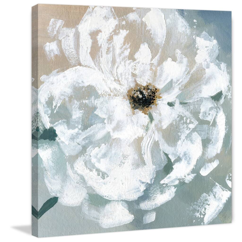 Translucent Bloom' Painting Print on Wrapped Canvas - Multi-Color