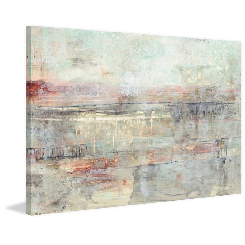 'Soft Scape III' Painting Print on Wrapped Canvas - Multi-Color