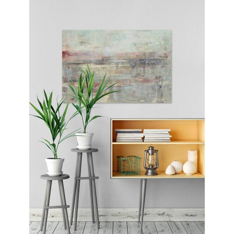 'Soft Scape III' Painting Print on Wrapped Canvas - Multi-Color
