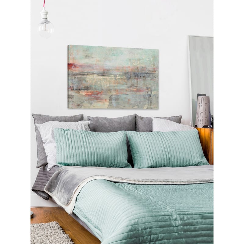 'Soft Scape III' Painting Print on Wrapped Canvas - Multi-Color