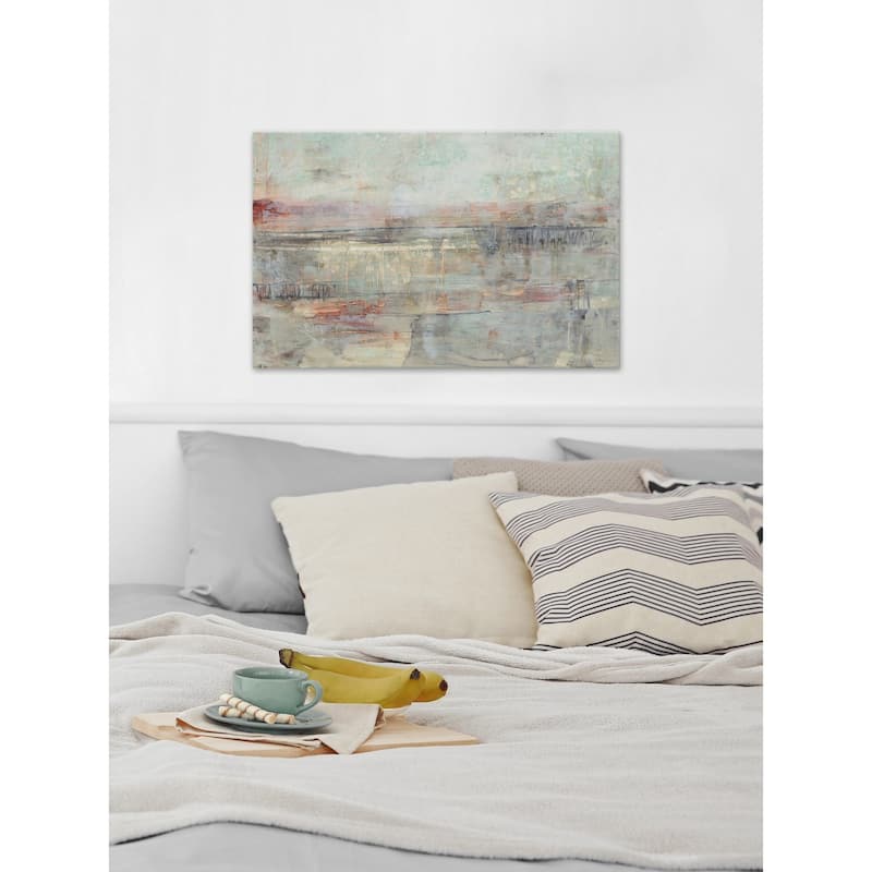 'Soft Scape III' Painting Print on Wrapped Canvas - Multi-Color