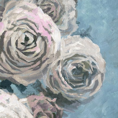 'Dusty Pink Blossoms' Painting Print on Wrapped Canvas - Multi-Color