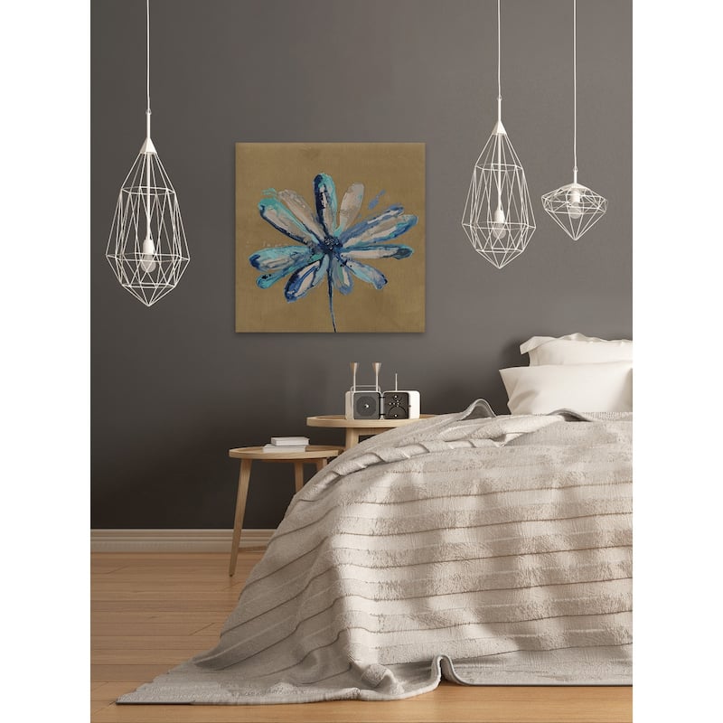'Wild Daisy III' Painting Print on Wrapped Canvas - Multi-Color