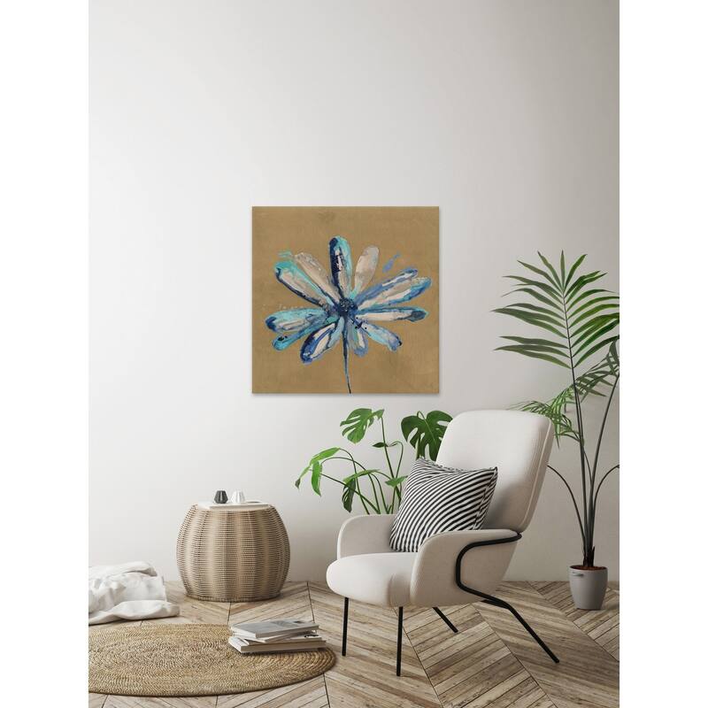 'Wild Daisy III' Painting Print on Wrapped Canvas - Multi-Color