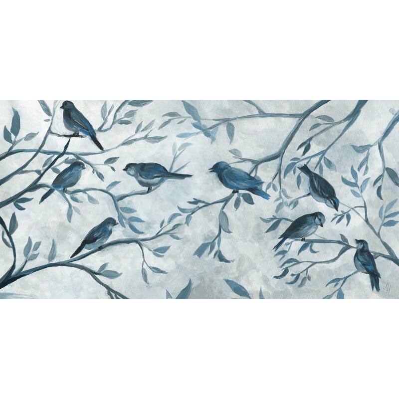Ethereal Paradise' Painting Print on Wrapped Canvas - Multi-Color
