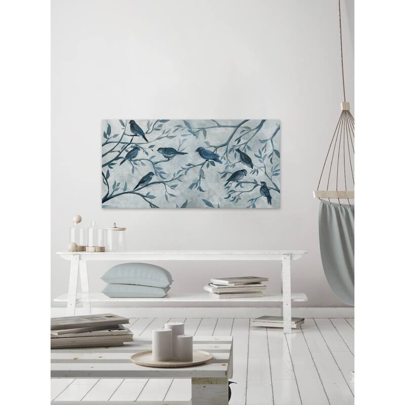 Ethereal Paradise' Painting Print on Wrapped Canvas - Multi-Color