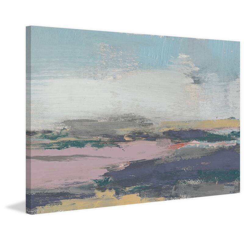 'Pretty Horizon II' Painting Print on Wrapped Canvas - Multi-Color