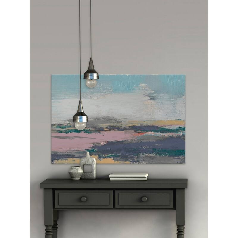 'Pretty Horizon II' Painting Print on Wrapped Canvas - Multi-Color