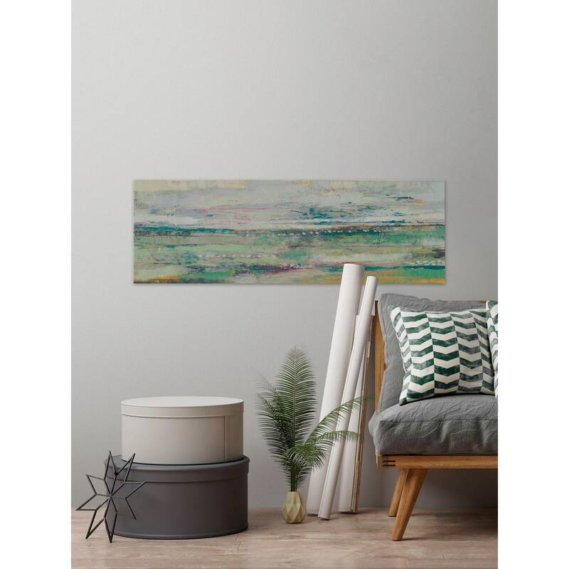 'Soft Scape IV' Painting Print on Wrapped Canvas - Multi-Color