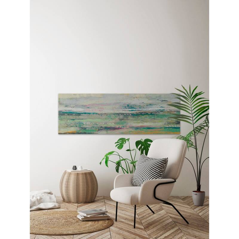 'Soft Scape IV' Painting Print on Wrapped Canvas - Multi-Color