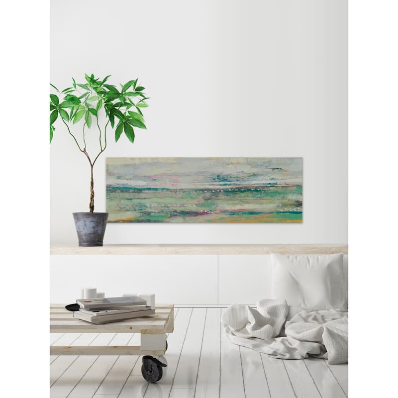 'Soft Scape IV' Painting Print on Wrapped Canvas - Multi-Color