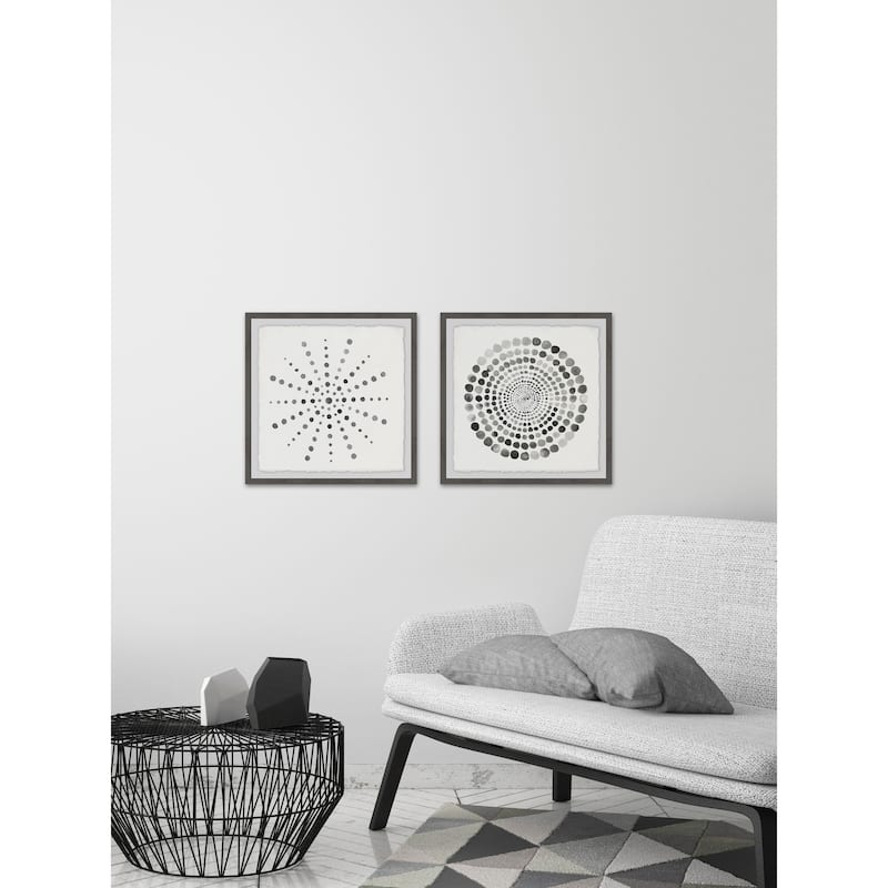 Marmont Hill - Handmade Dotted Portal Diptych - Multi-Color