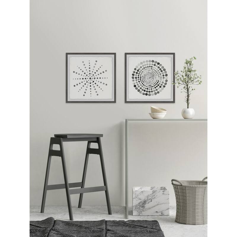 Marmont Hill - Handmade Dotted Portal Diptych - Multi-Color