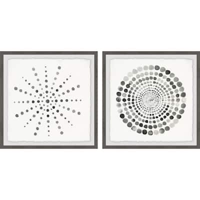 Marmont Hill - Handmade Dotted Portal Diptych - Multi-Color