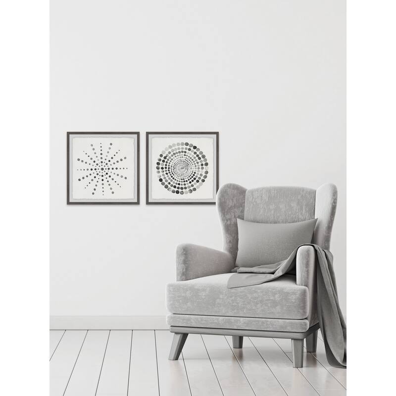 Marmont Hill - Handmade Dotted Portal Diptych - Multi-Color