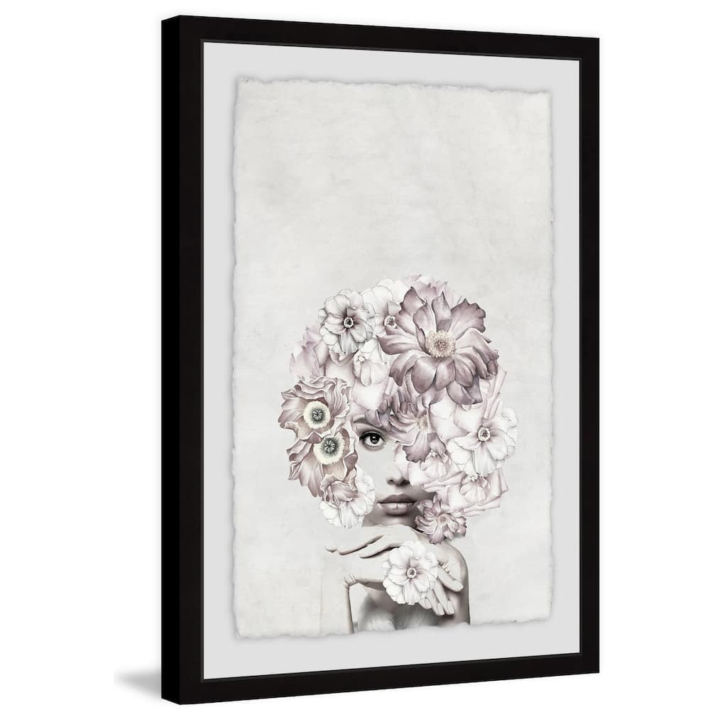 Through the Bouquet' Framed Painting Print - Multi-Color