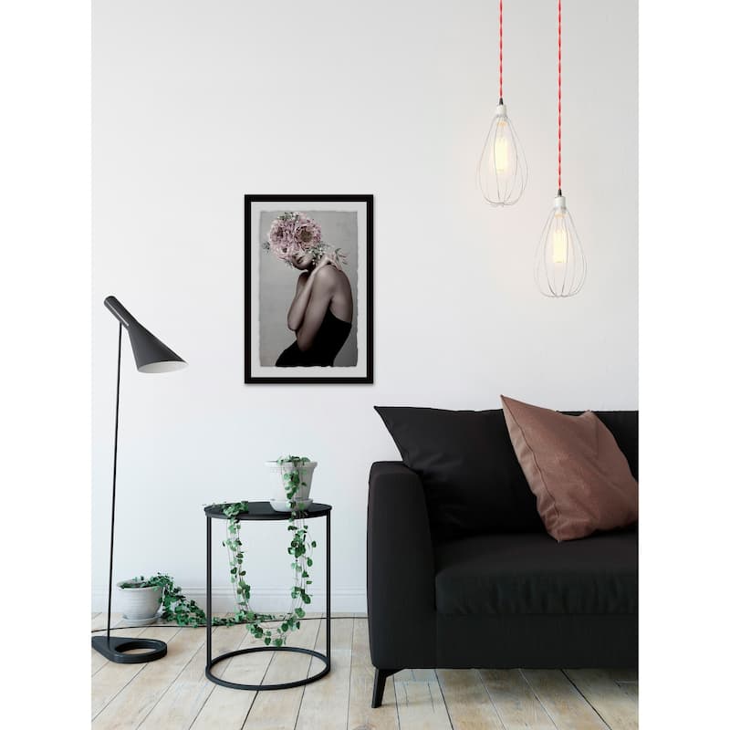 Floral Posh' Framed Painting Print - Multi-Color
