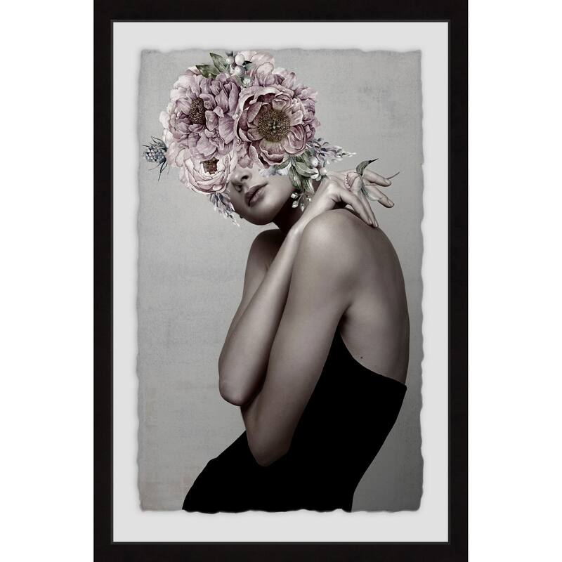 Floral Posh' Framed Painting Print - Multi-Color