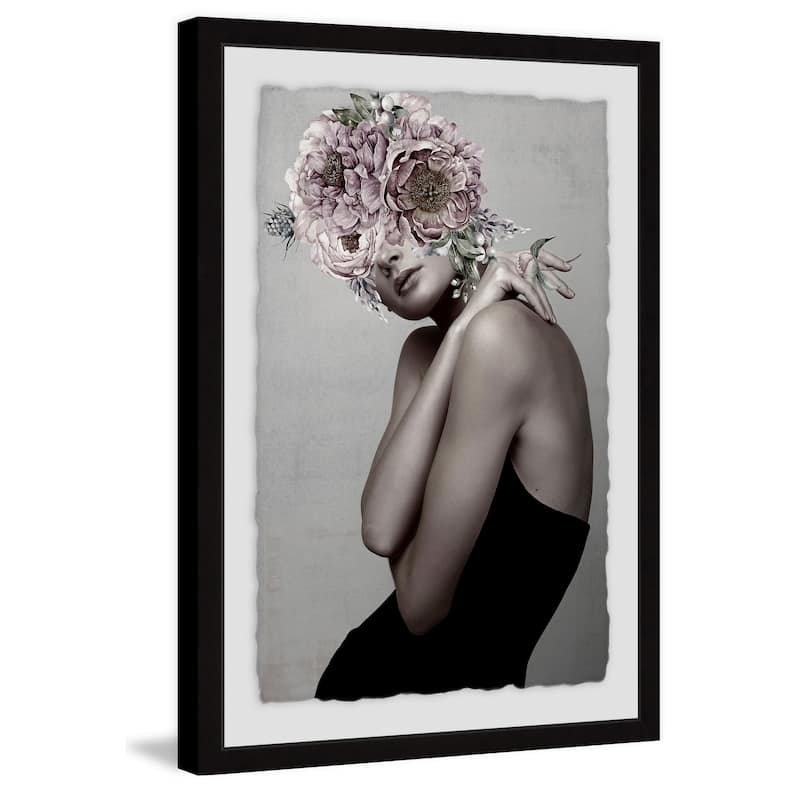 Floral Posh' Framed Painting Print - Multi-Color