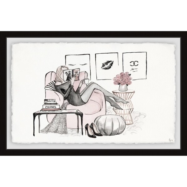 I'm a Fashion Diva' Framed Painting Print - Multi-color