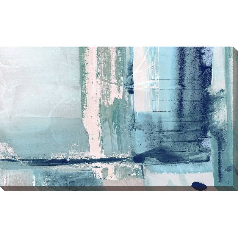 "Miss The Sea I" by Susan Jill Print on Canvas - Blue