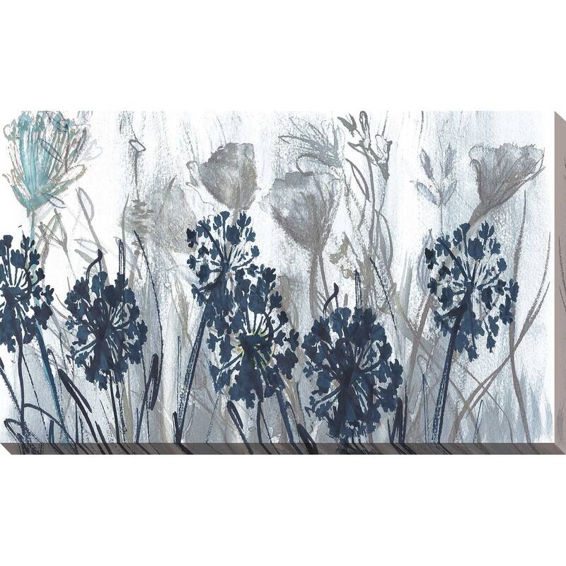 "Indigo Field" by Susan Jill Print on Canvas - Blue